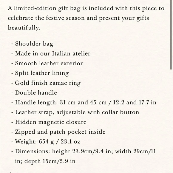 Sezane Gary black real leather bucket bag - Picture 11 of 11